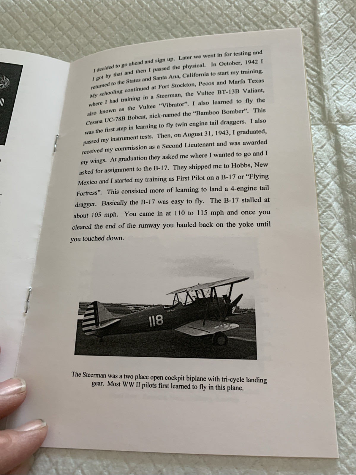 World War II Memories Of A Veteran By Harvey Rowland 2005 – 20 Pages