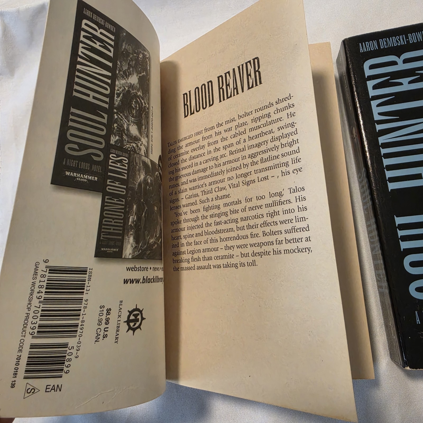 Warhammer Night Lords Soul Hunter Blood Reaver – Aaron Dembski Bowden