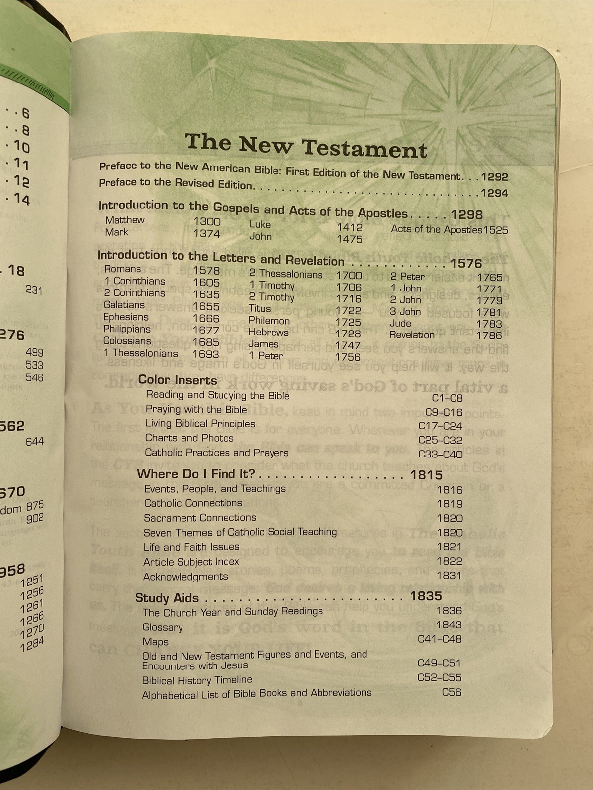 The Catholic Youth Bible Leatherette 3rd Edition St Mary’s Press 2012