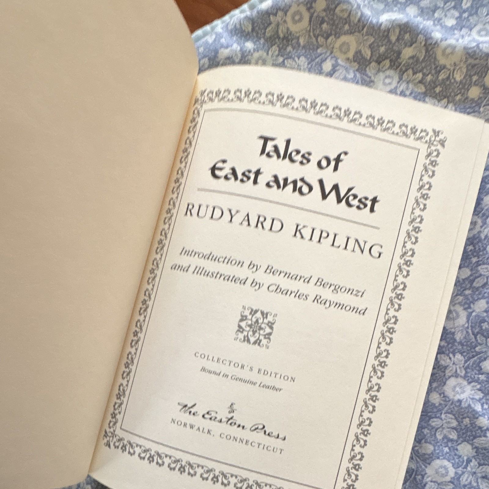 Easton Press Tales of East and West by Rudyard Kipling Hardcover Leather Bound