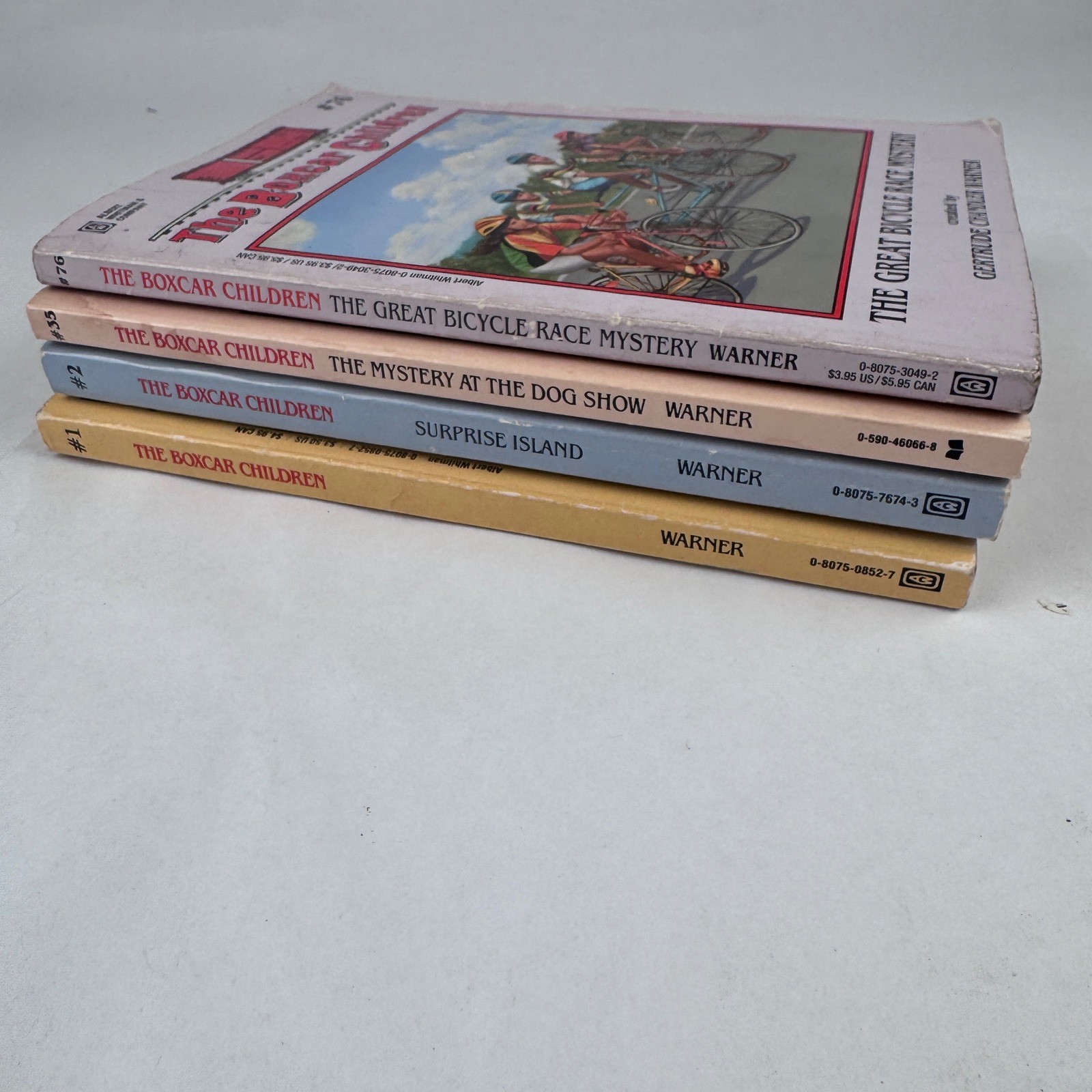 The Boxcar Children by Gertrude Chandler Warner lot of 4 Paperback 1-2 35 76