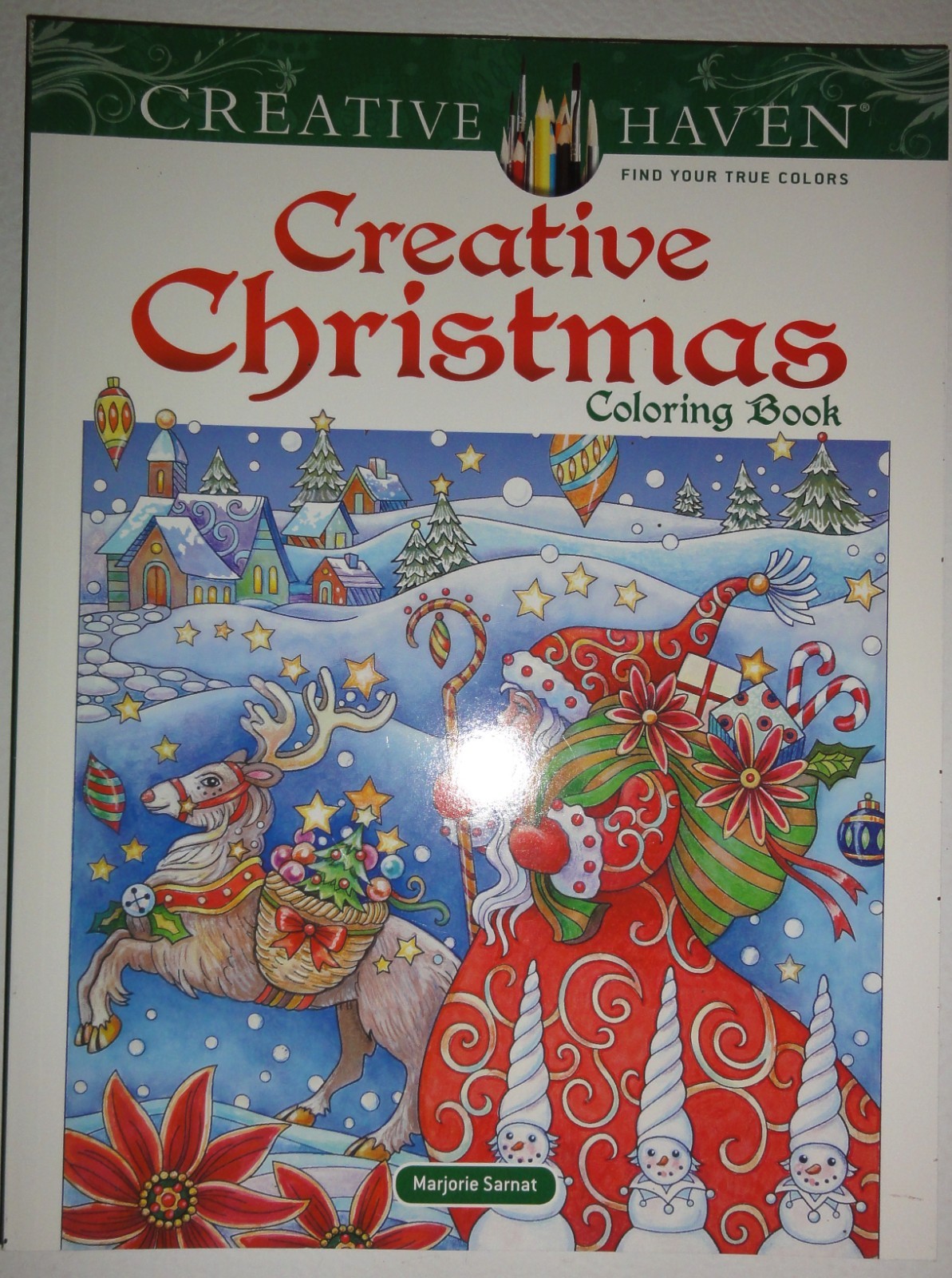 LOT 8 “CHRISTMAS” THEME COLORING BOOKS BY CREATIVE HAVEN/DOVER, NEW! $51 VALUE!
