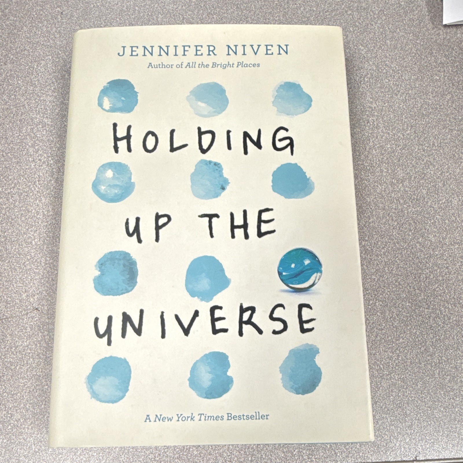 Jennifer Niven Holding Up the Universe Hardcover YA Fiction Novel Teenagers