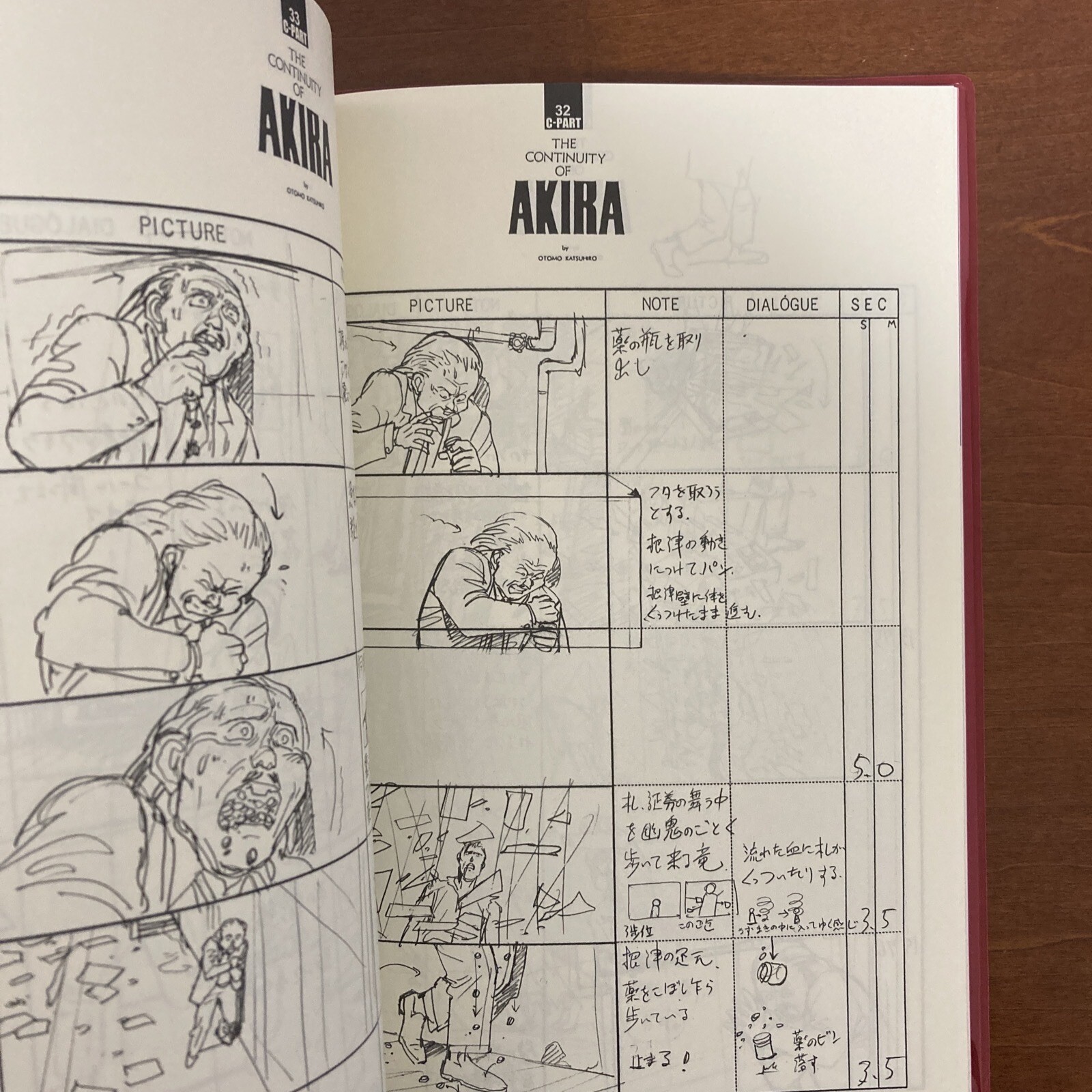 KATSUHIRO OTOMO THE COMPLETE WORKS 21&22 Animation AKIRA Storyboards 1&2