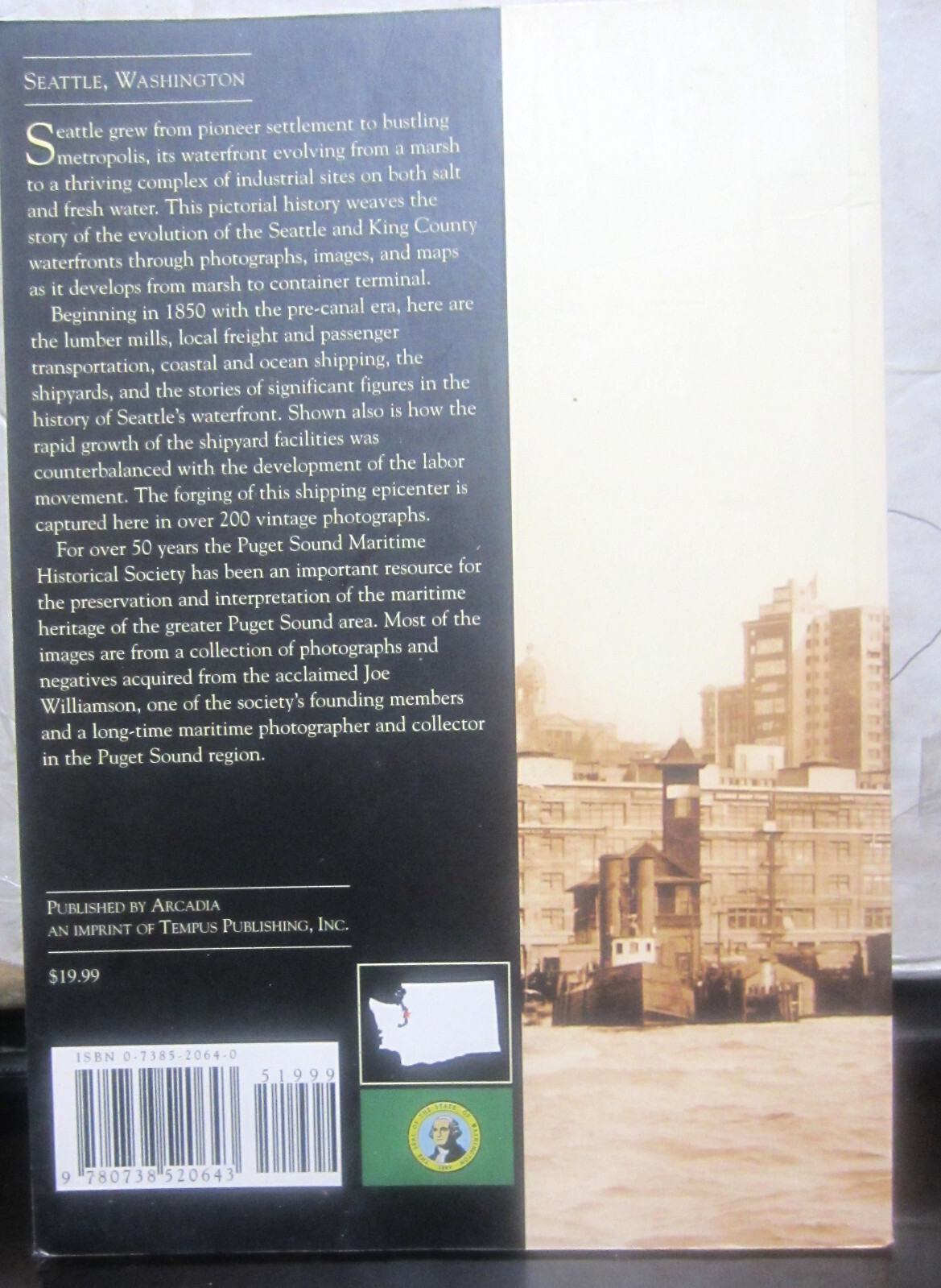MARITIME SEATTLE, Washington, Puget Sound Historical Society, Paperback 128pp