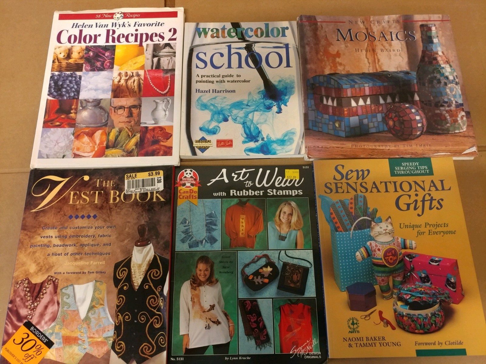 Lot of 20 Hobby Craft Design Home Decorating Quilt Knit Sewing Books RANDOM*MIX