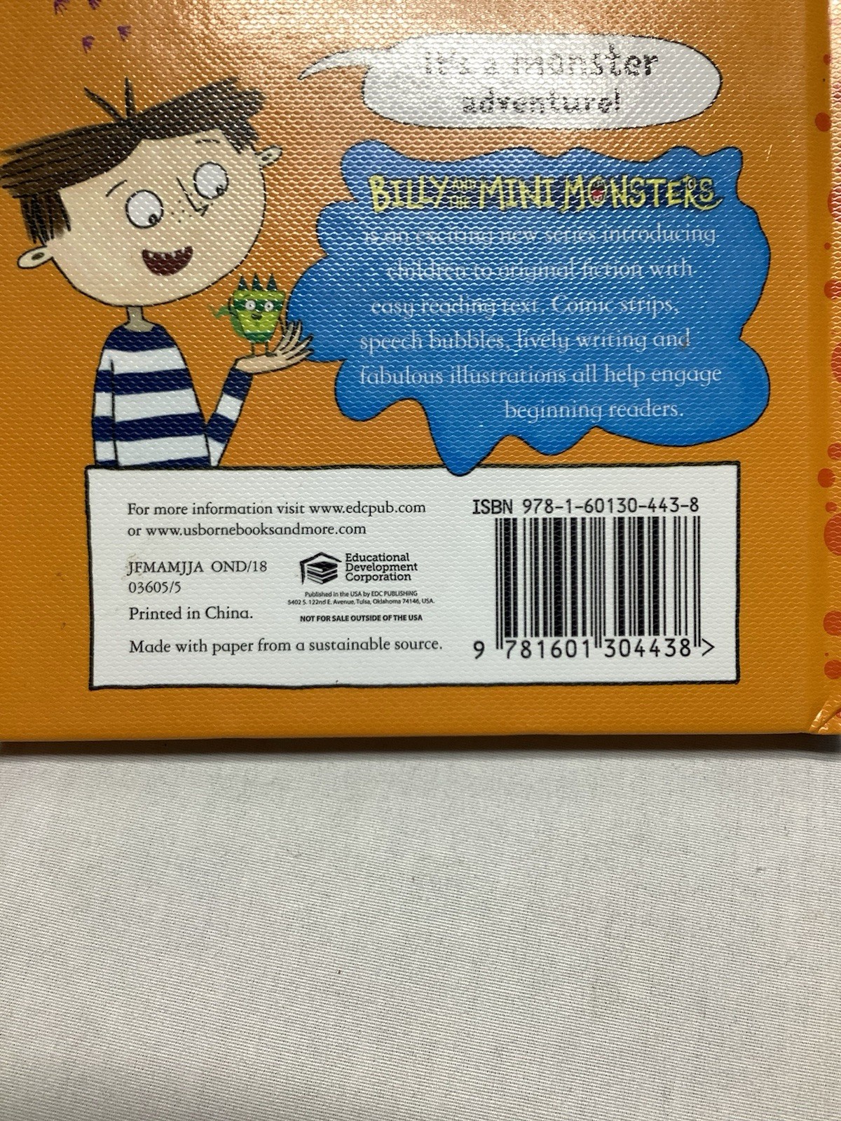 Usborne Billy and the Mini Monsters Books Lot of 9 Hard Cover EUC