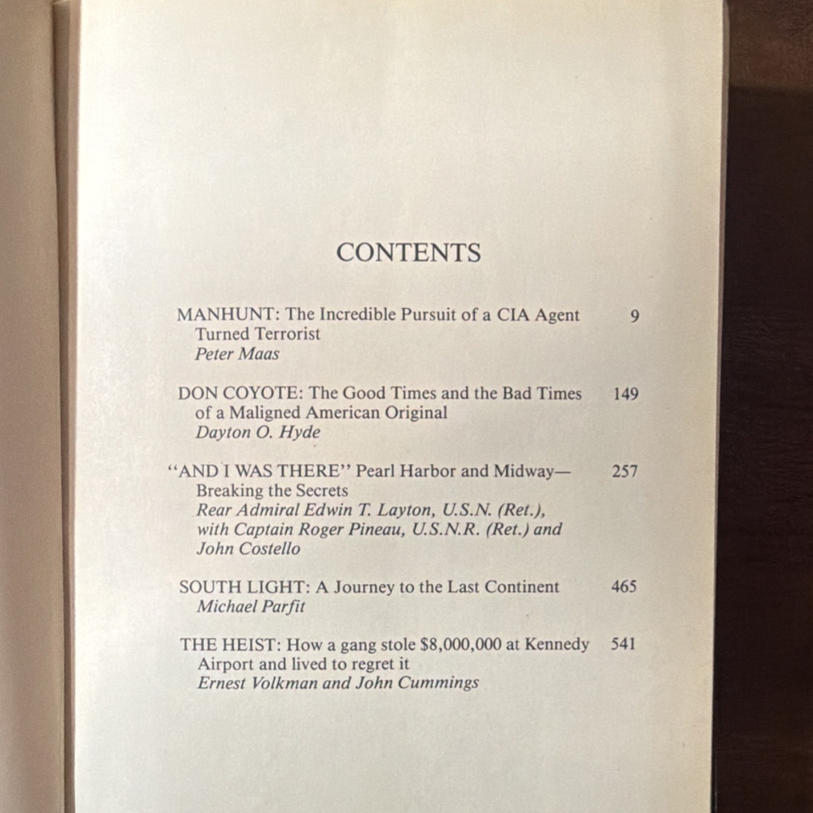 TSR The Select Reader, HC 1986 DJ, Nonfiction True Crime History Travel