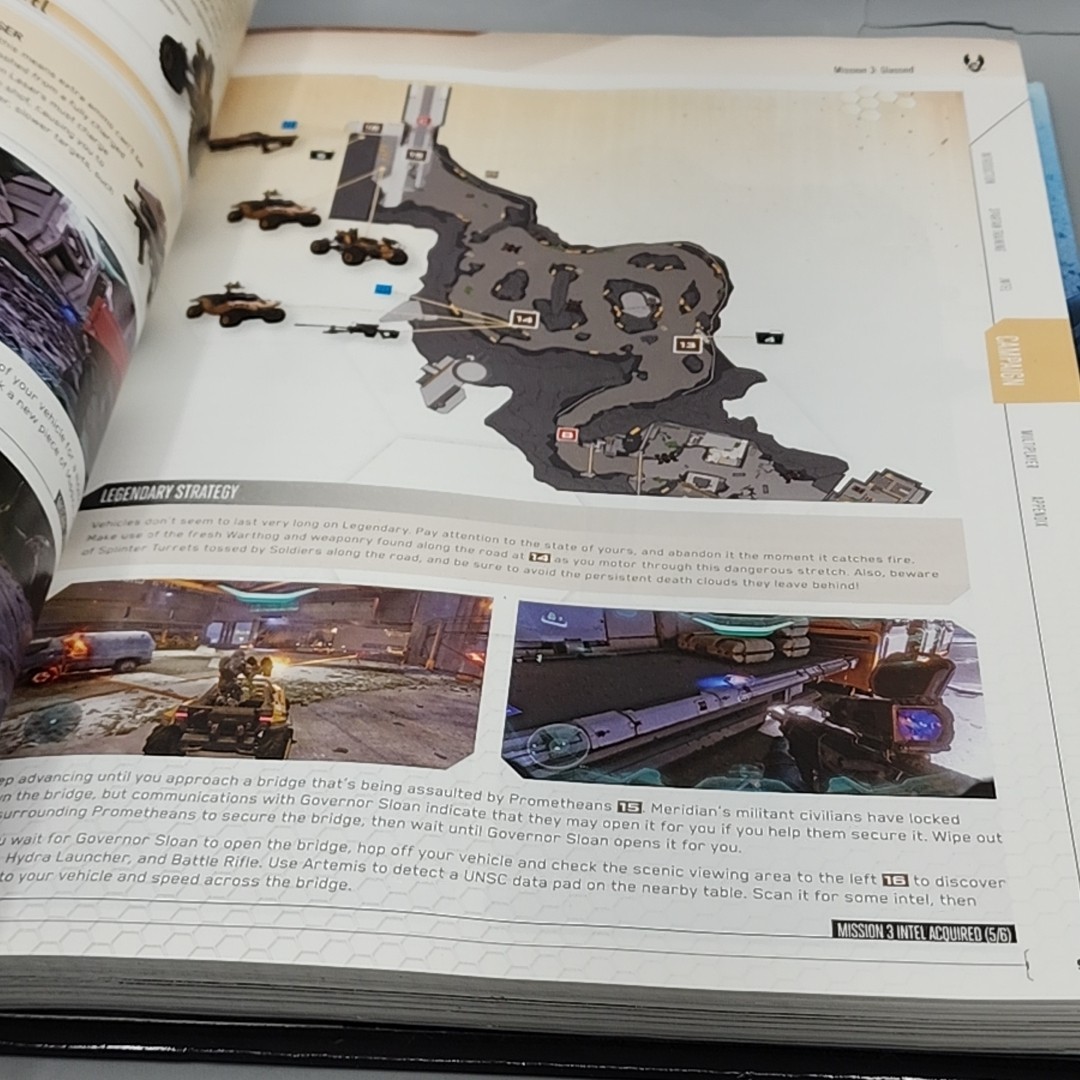 Halo 5 Guardians Collectors Edition Hardcover Strategy Guide Video Game Book