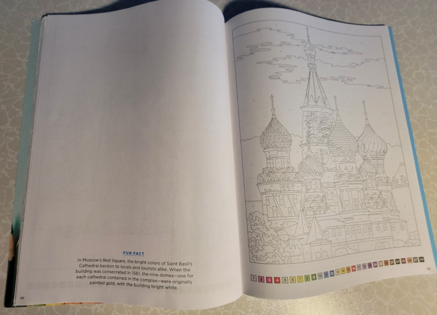 RELAX & COLOR – ADULT COLORING BOOK – COLOR BY NUMBER – 31 Uplifting Designs