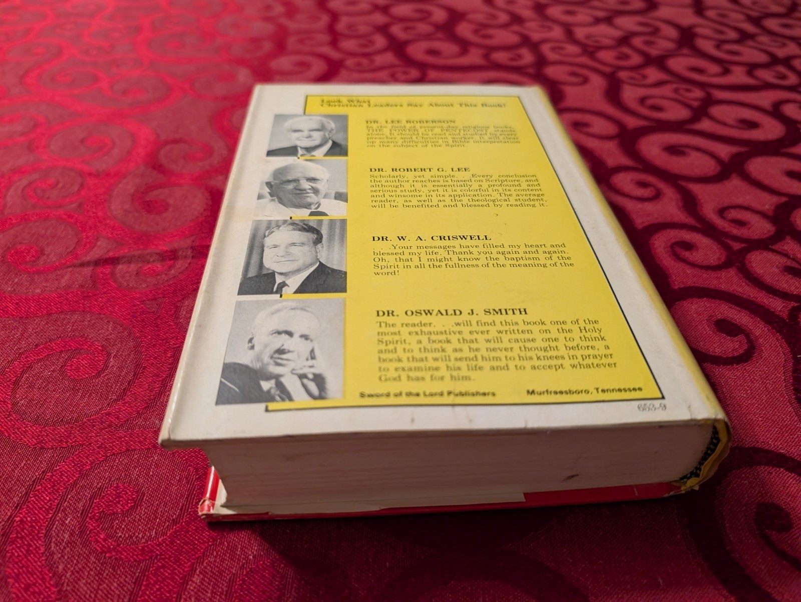THE POWER OF PENTECOST By John R. Rice – Hardcover & Dust Jacket