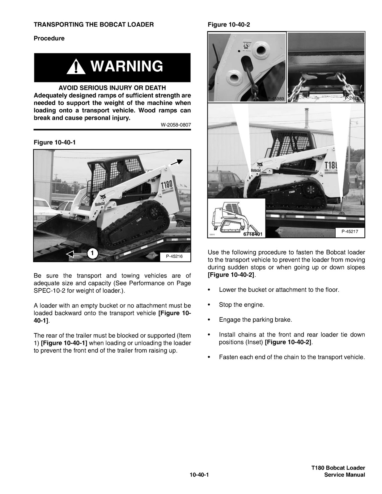 BOBCAT T180 Service Manual 2009 SN 524211001 Up – BOUND – COVERS – XL FOLDOUTS