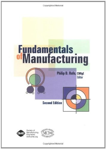 FUNDAMENTALS OF MANUFACTURING 2ND EDITION By Philip D. Rufe – Hardcover