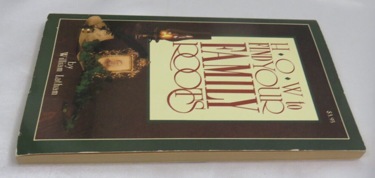 How to Find your Family Roots by William Latham Book – 1988