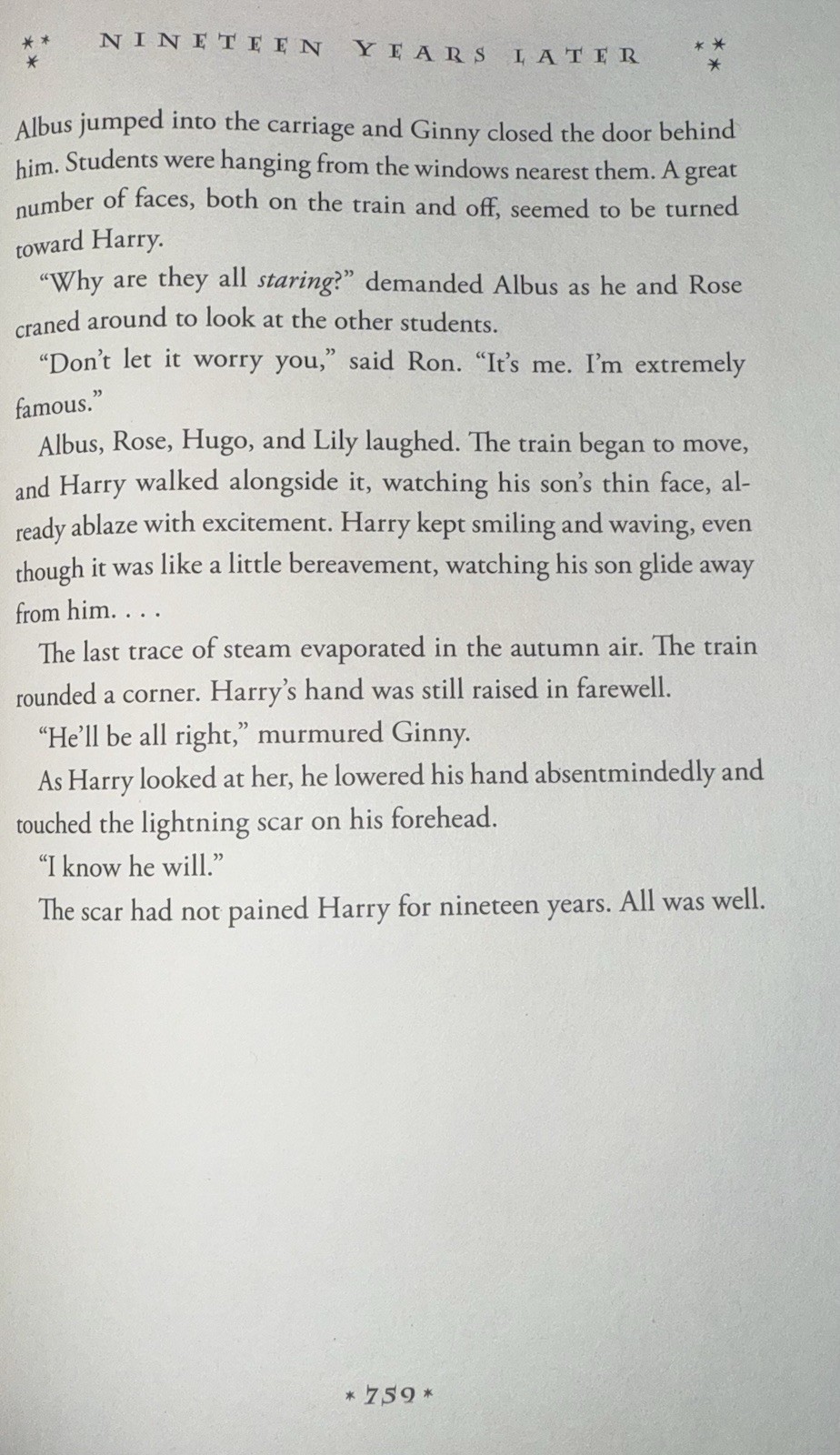 Harry Potter and the Deathly Hallows 1st US Print *759 Pg Error* Hardcover – VGC