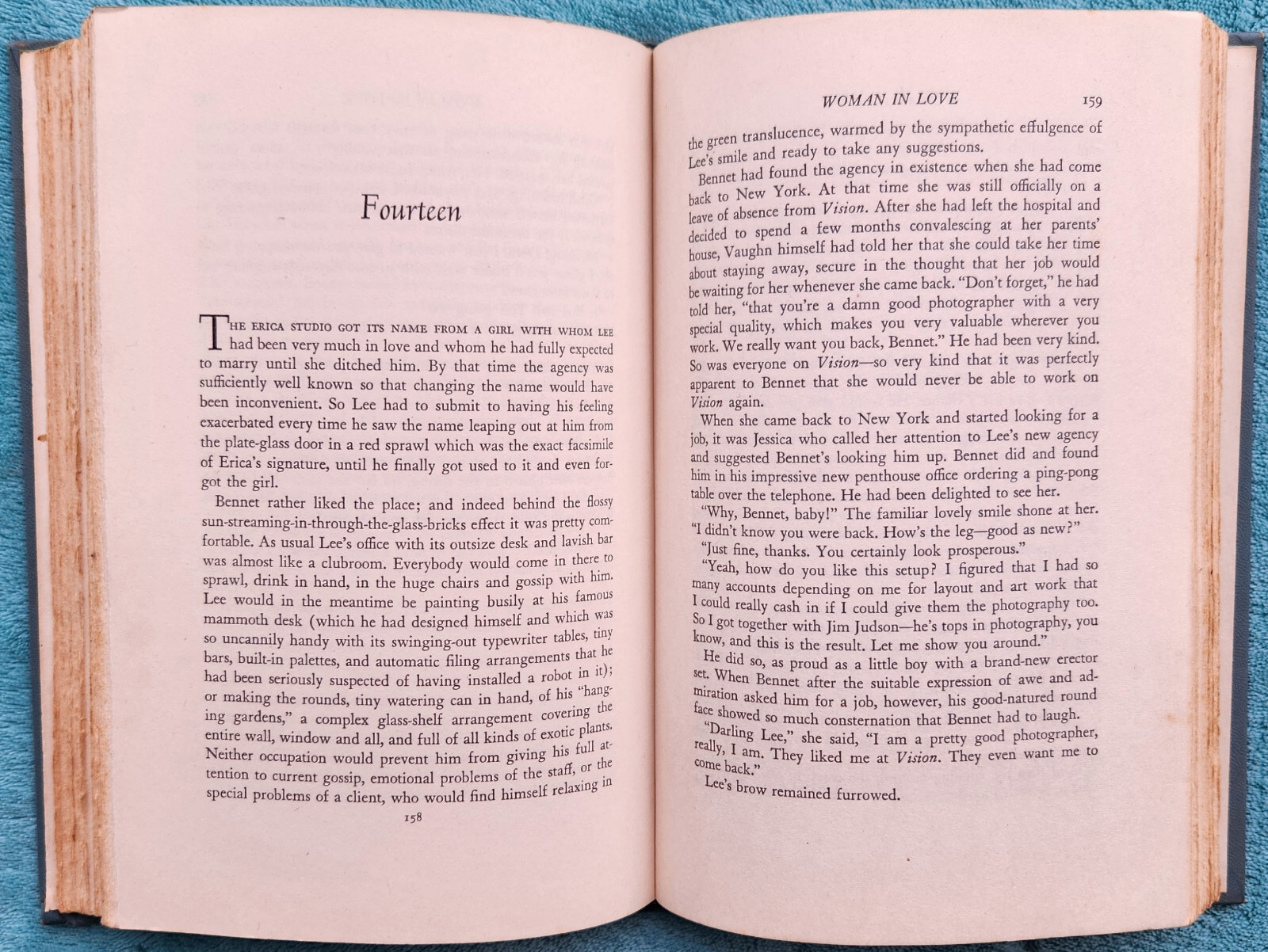 Woman In Love By Lucy Cores 1951 Hardcover 274 Deckel Edge Pages