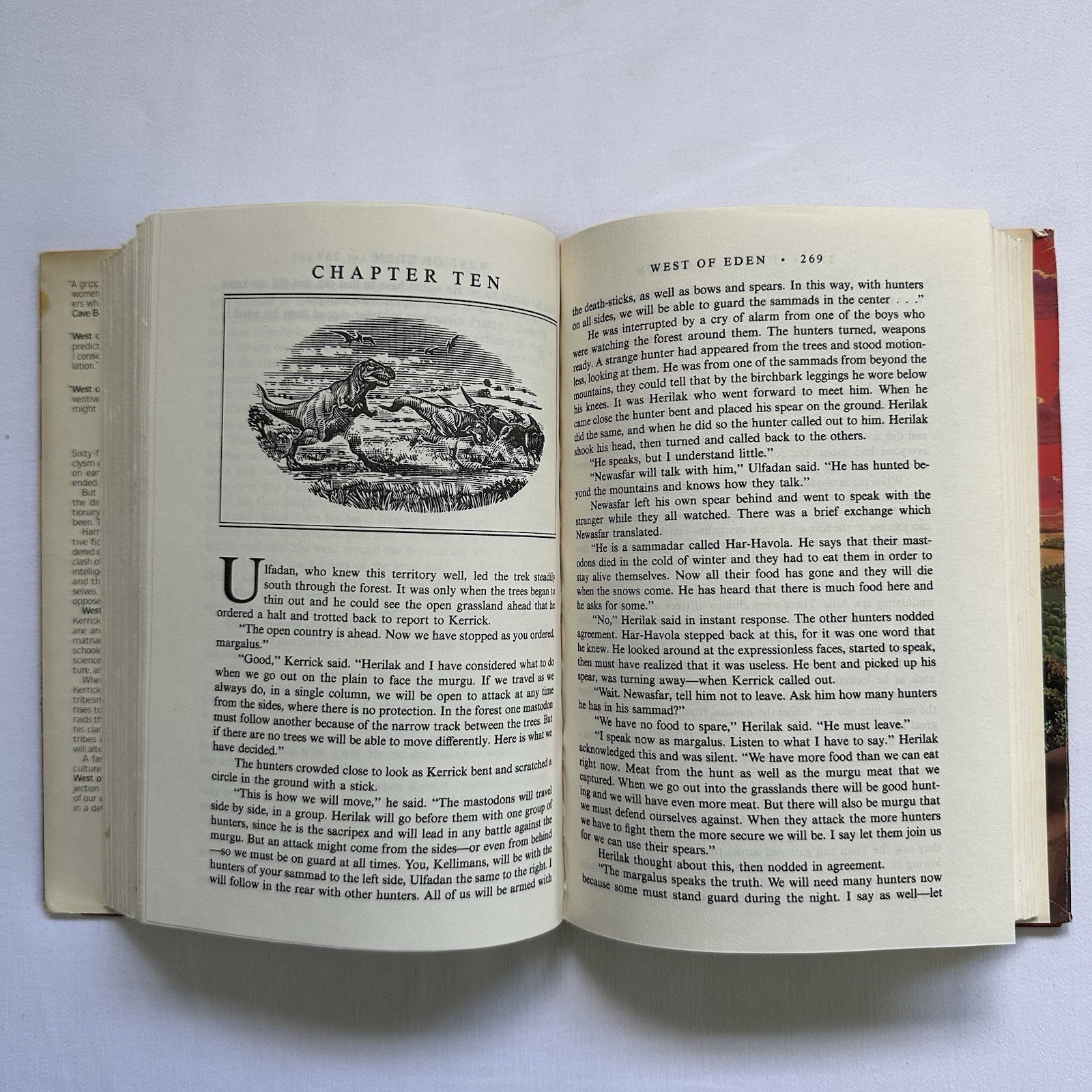 West of Eden A Novel by Harry Harrison 1984 Hardcover