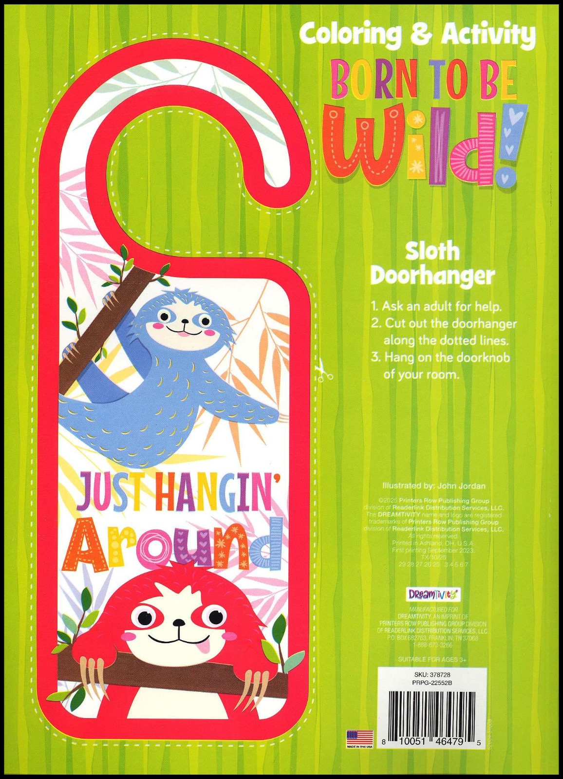Born To Be Wild – Coloring & Activity – Book