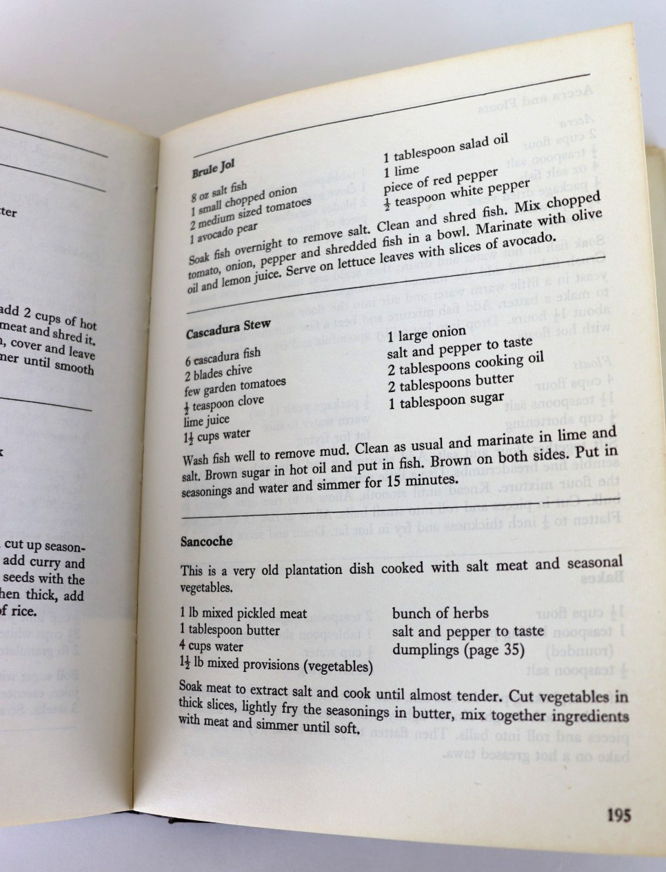1968 VINTAGE Evans First Edition CARIBBEAN COOKBOOK by RITA G. SPRINGER