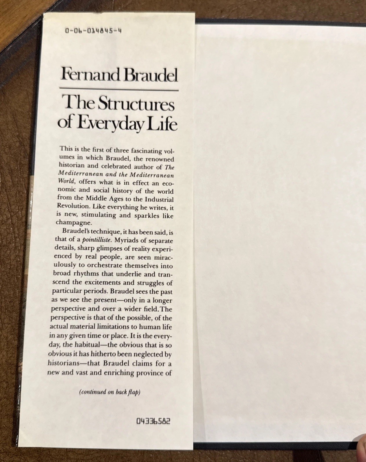 Fernand Braudel- The Structures Of Everyday Life- Vol I – II- III- (2 Hardcover