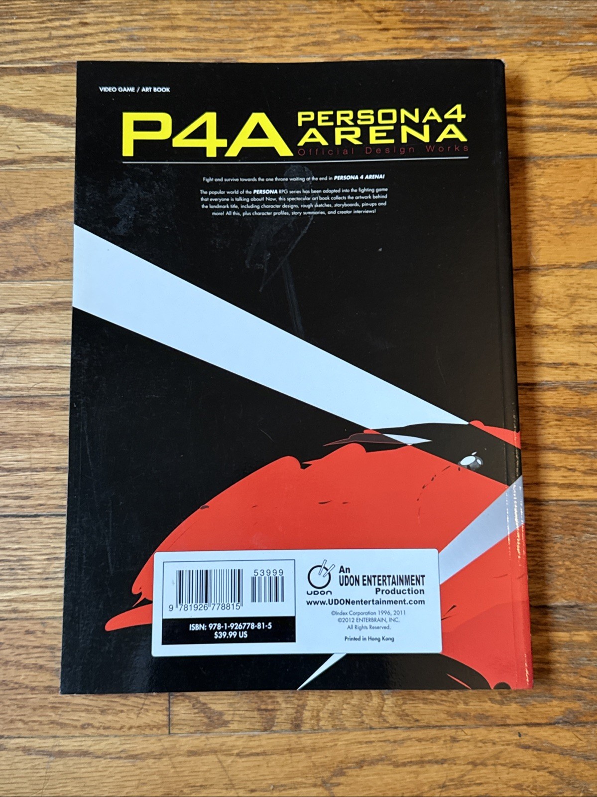 P4A Persona 4 Arena Official Design Works Video Game Art Book English US Seller