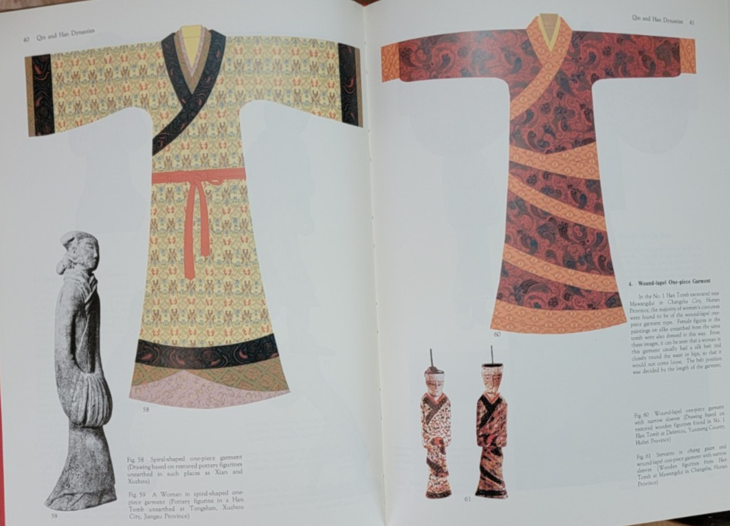 5000 Years of Chinese Costumes Hardcover Slipcase-Xun & Chunming-English Ed 1987