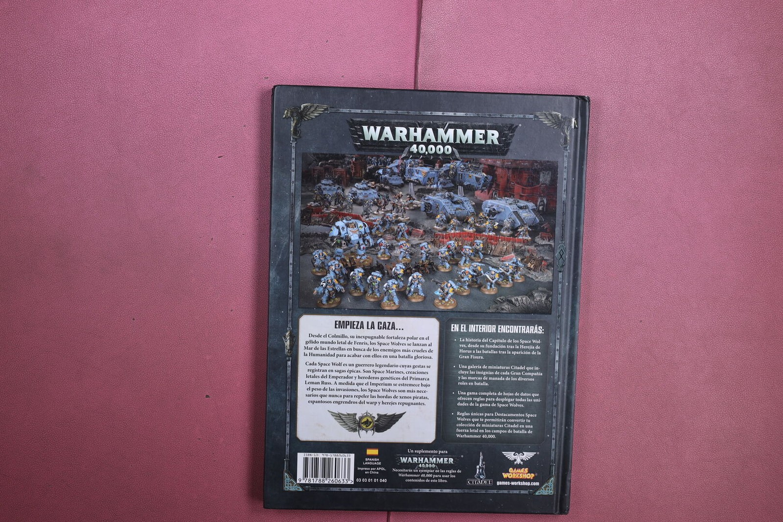 422155 CODEX ADEPTUS ASTARTES SPACE WOLVES Games Workshop HC