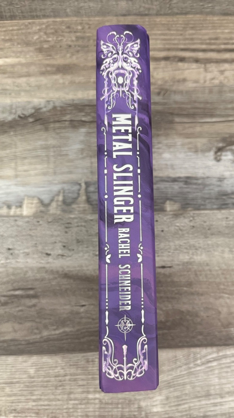 Fairyloot METAL SLINGER Rachel Schneider SPRAYED EDGES UK 1st/1st
