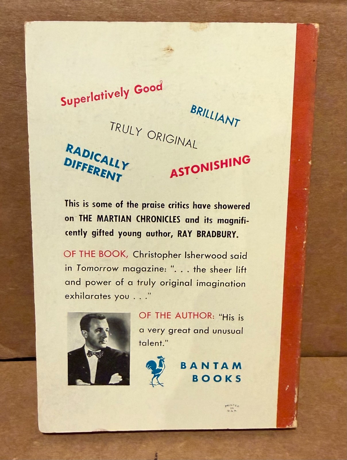 The Martian Chronicles by Ray Bradbury – 1951 Bantam 886