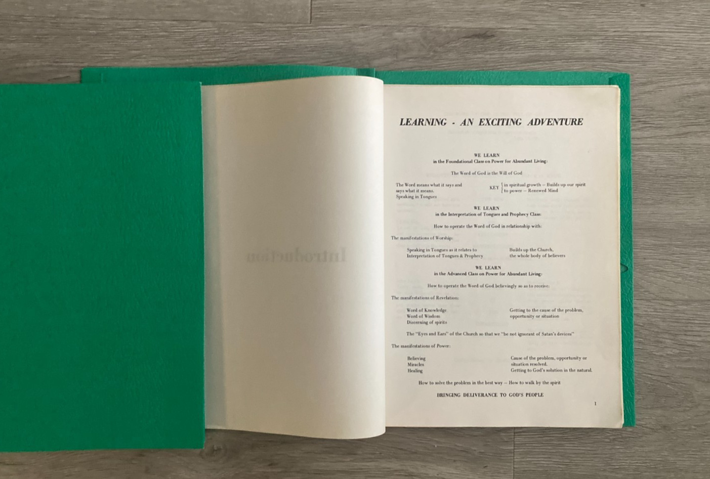 Advanced Class PFAL Syllabus, 1974 – Dr. Victor Paul Wierwille, 34 pages