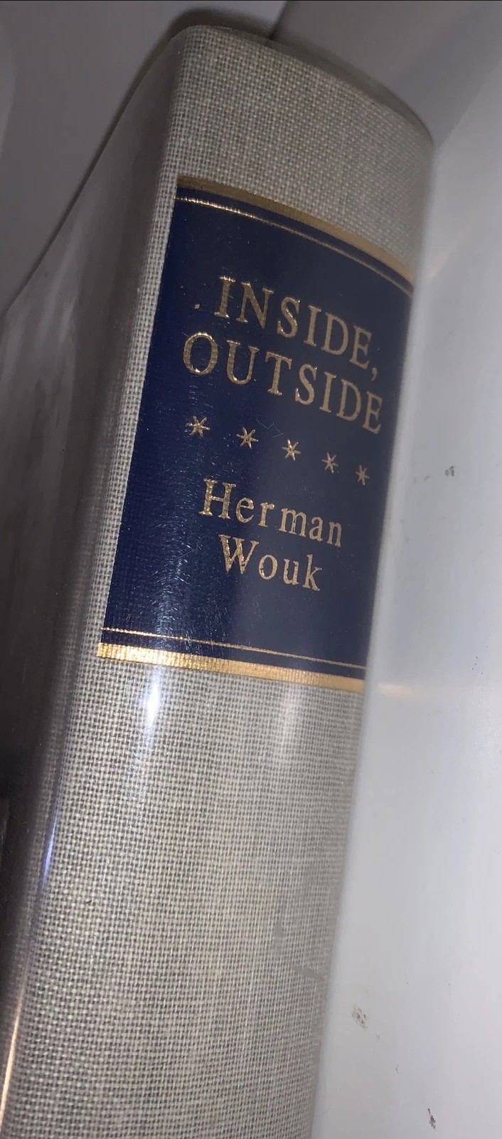SIGNED – INSIDE, OUTSIDE by Herman Wouk (1985, Hardcover) #397 of 1565 Blue Ink!