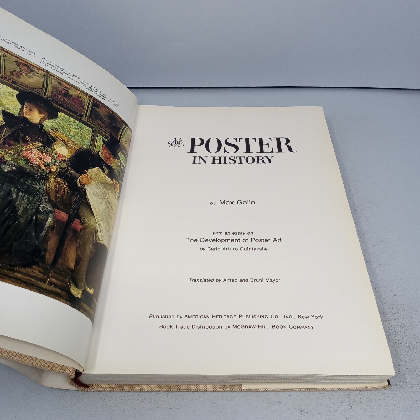 The Poster in History: 1974 American Heritage Publishing Co. Hardcover Max Gallo