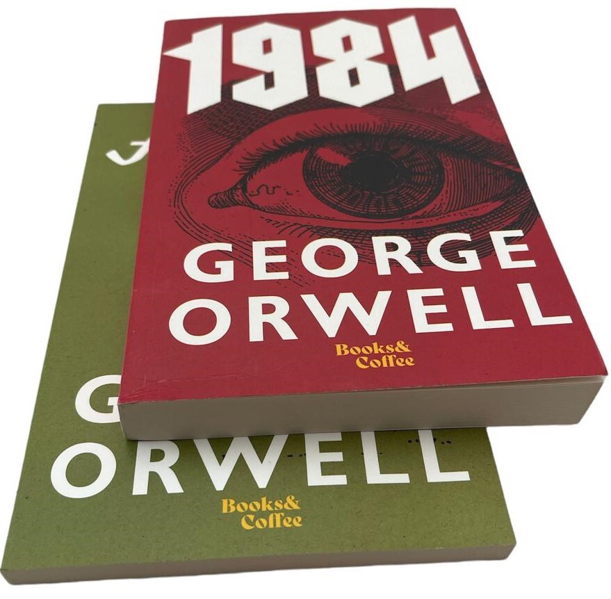 1984 & Animal Farm (Set of 2 Books) by George Orwell -NEW-1