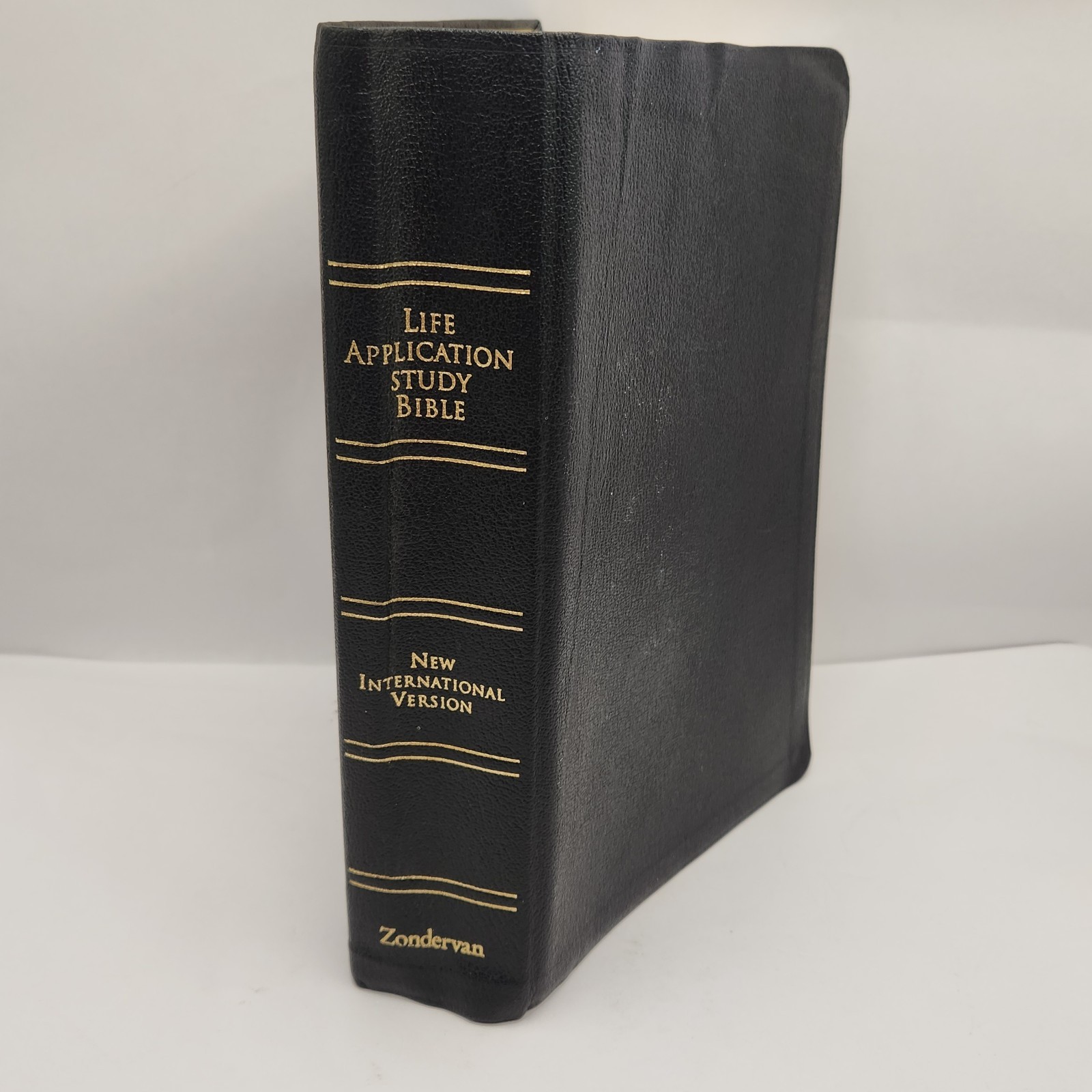 Life Application Study Bible NIV Zondervan 1991 Leather Religious Religion Book