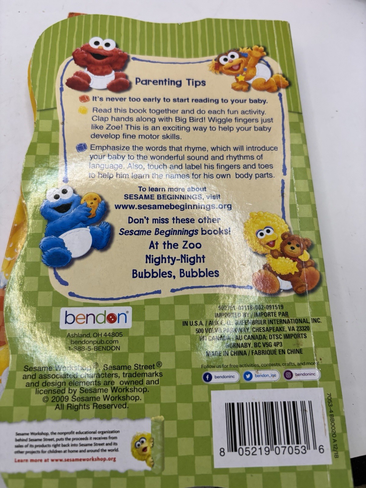 Sesame Street Beginnings Baby Toddler Board Books Night Bubble Zoo Elmo Lot Kids
