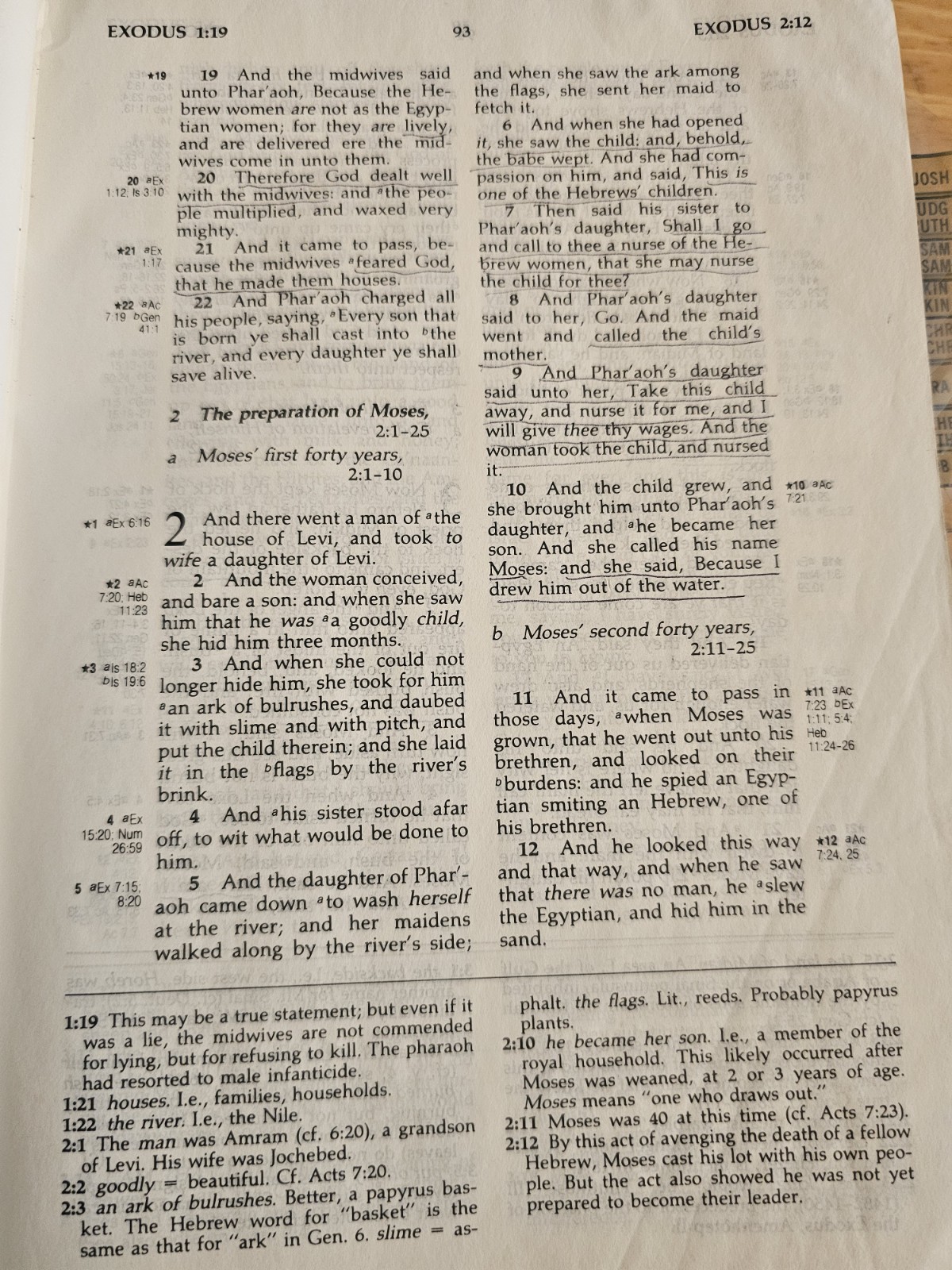 The Ryrie Study Bible KJV Red Letter Text, Moody Press 1978, Blue Bond Leather