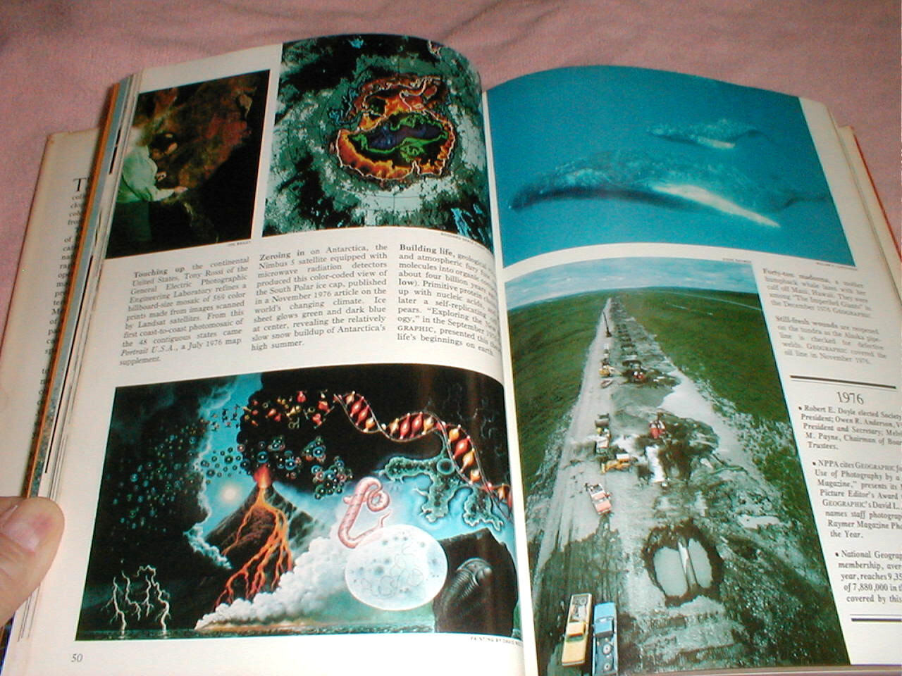 National Geographic Magazine Index 1947-1976 Vintage Hardcover with Dust Jacket