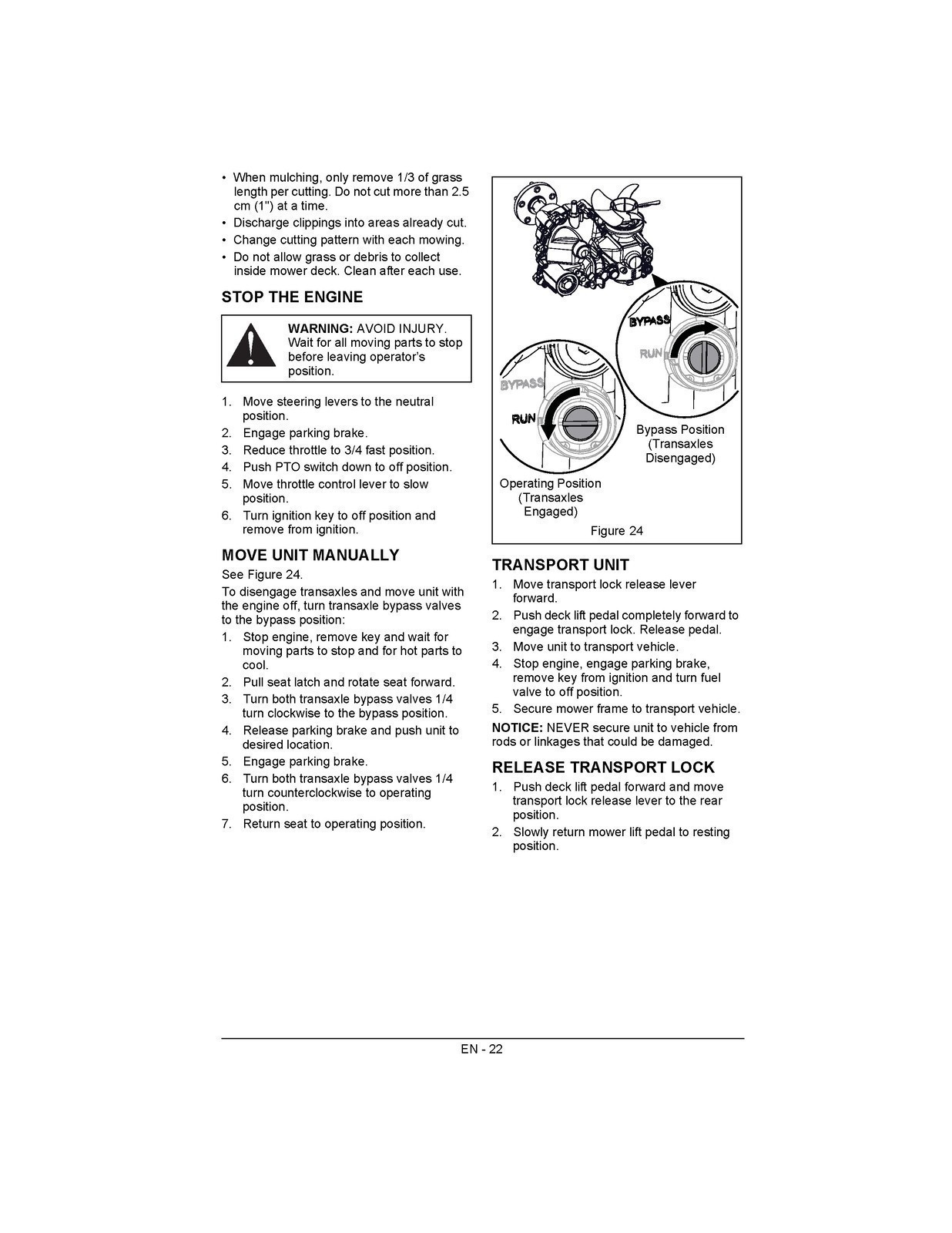 GRAVELY Pro-Turn 452 460 472 EFI OPERATORS MANUAL FASTENED – TOUGH FRONT & BACK