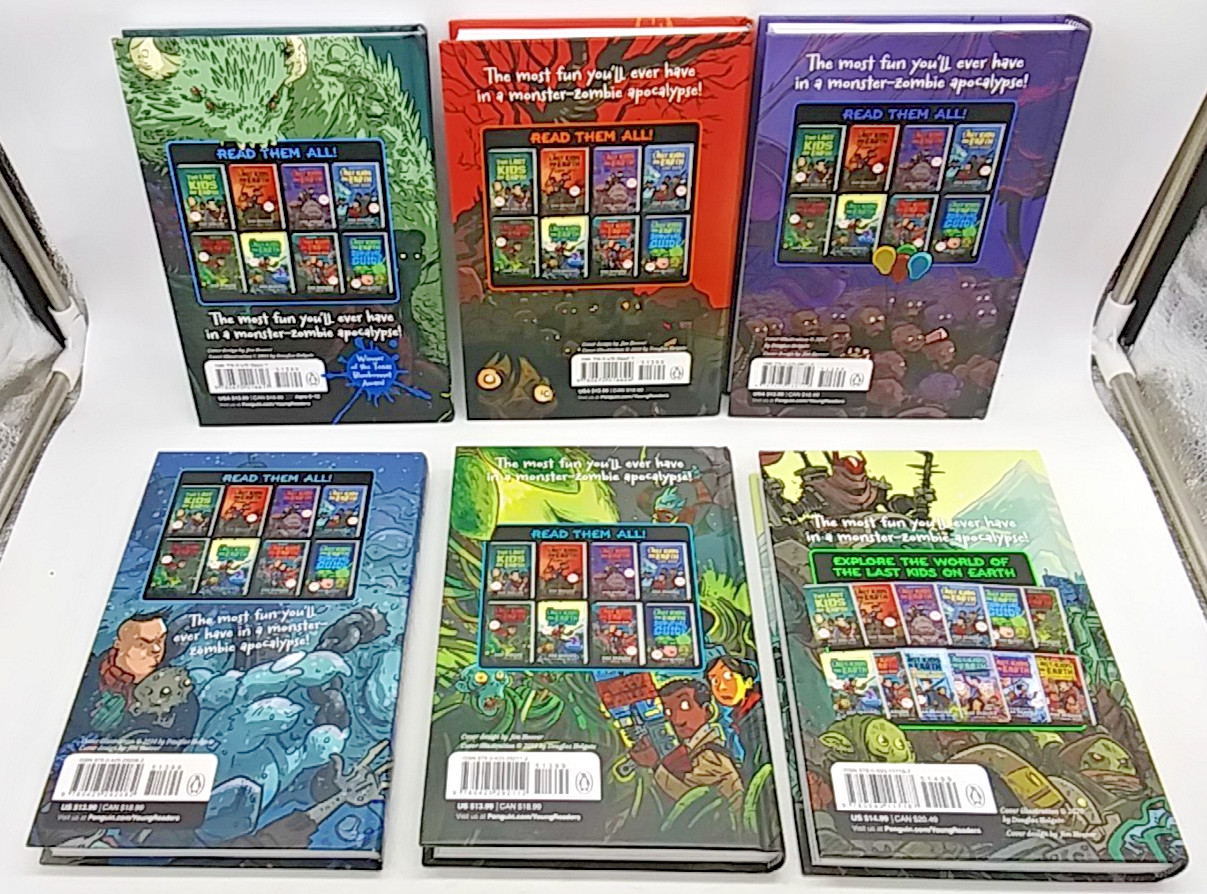 Lot Of 6 The Last Kids on Earth Books 1-5.5 Max Brallier Hardcover VGC!! NETFLIX