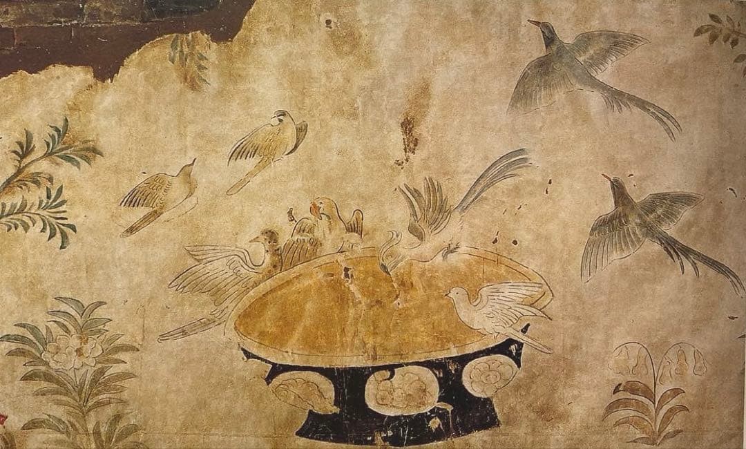 Great Tang Dynasty Wall Painting Art Book Vintage Asian History Illustrations
