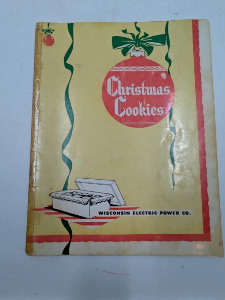 1953 WE Energies Cookie Book Wisconsin Electric Christmas Cooky Recipe Book
