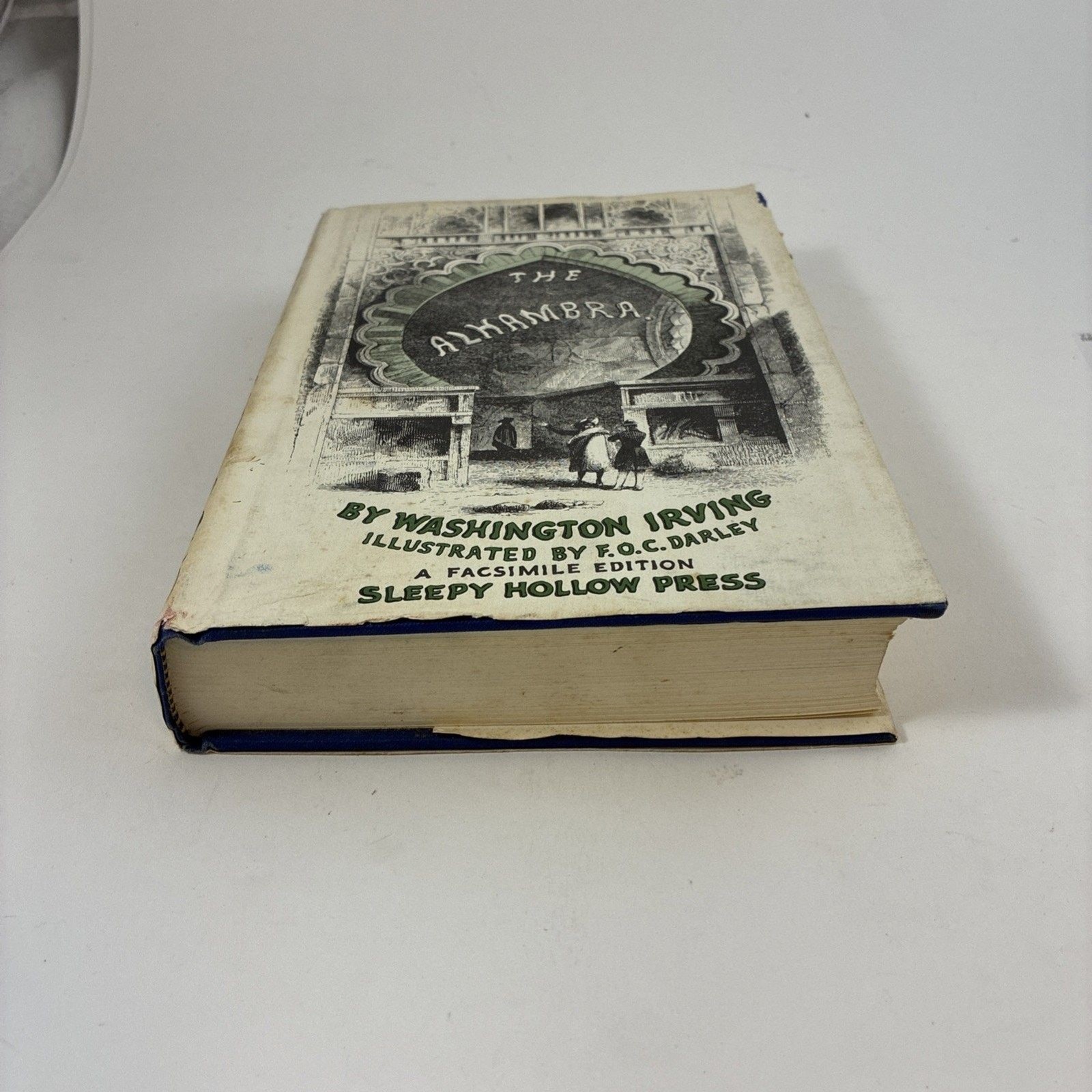 THE ALHAMBRA Washington Irving Sleepy Hollow Press Facsimile 1982 HCDJ 1st Print
