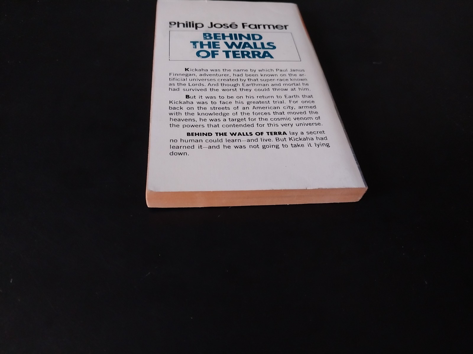 Philip Jose Farmer – Behind the Walls of Terra – Ace Books First Edition 1970