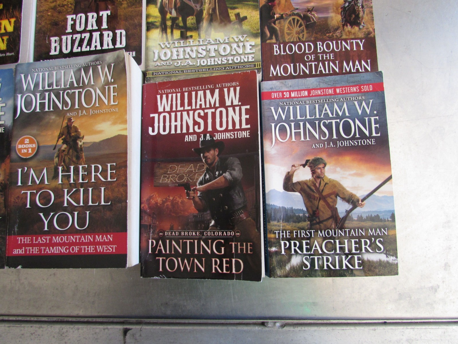 Lot of 14 William W. Johnstone J.A. Johnstone Western Paperback Books 2024 /2025