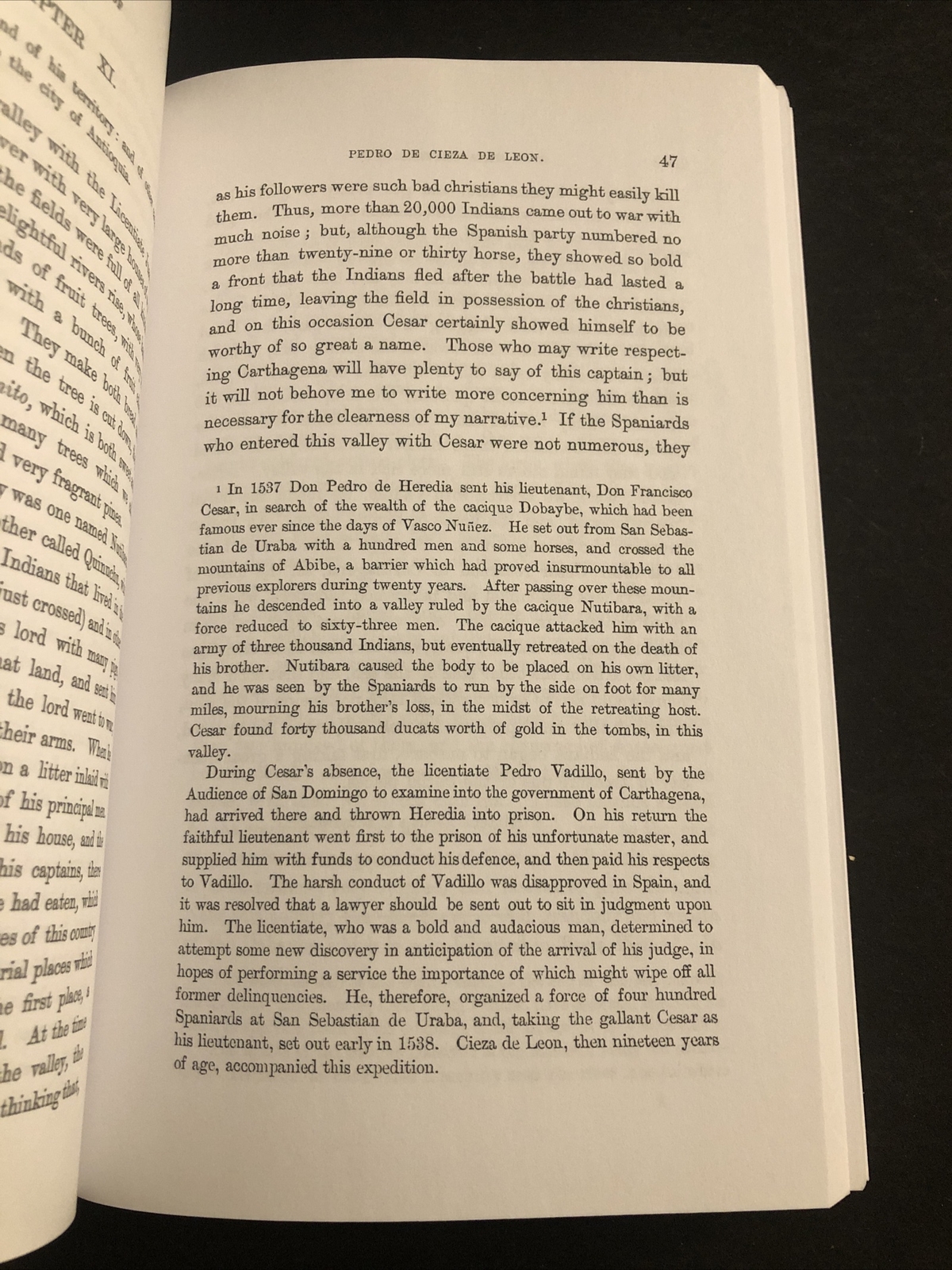 Peru History : The Travels of Pedro de Cieza de Léon / BG