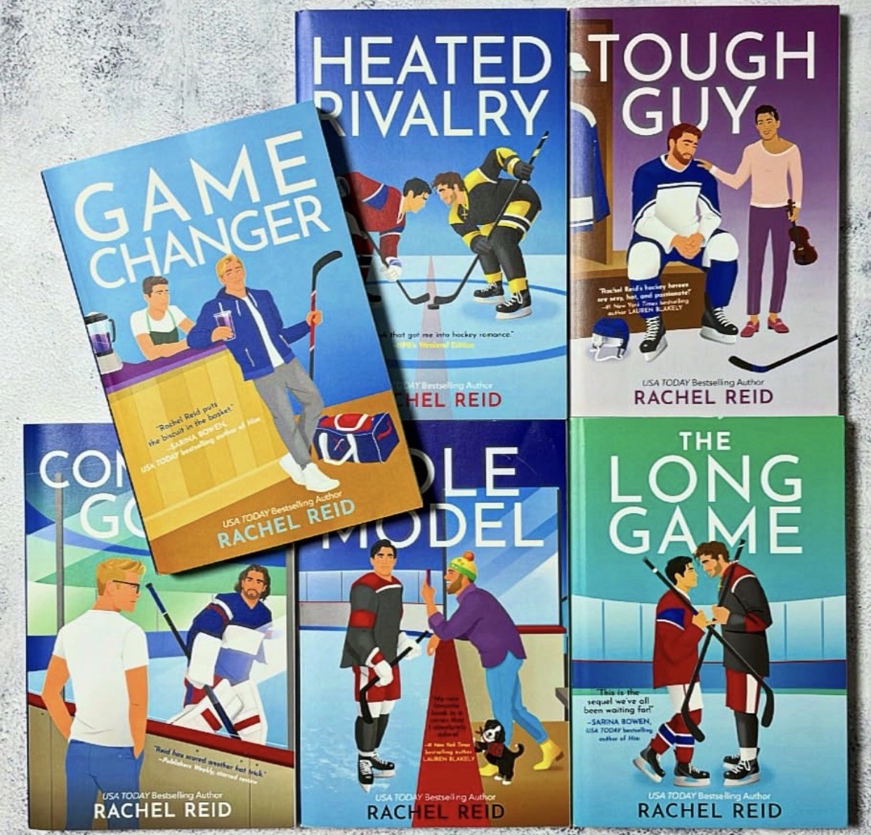 Game Changers Series 6 Books Set- By: Rachel Reid (New & Paperback)