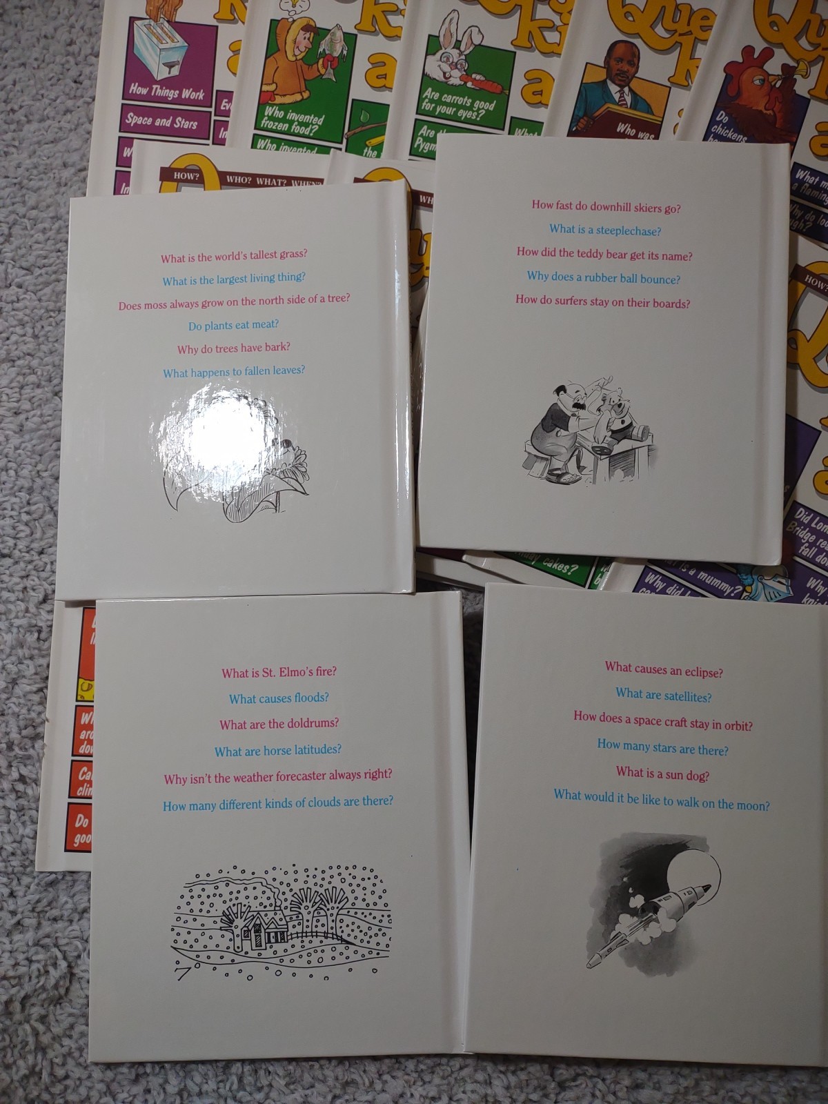 Questions Kids Ask Hardcover Books 1988 – Lot Of 17