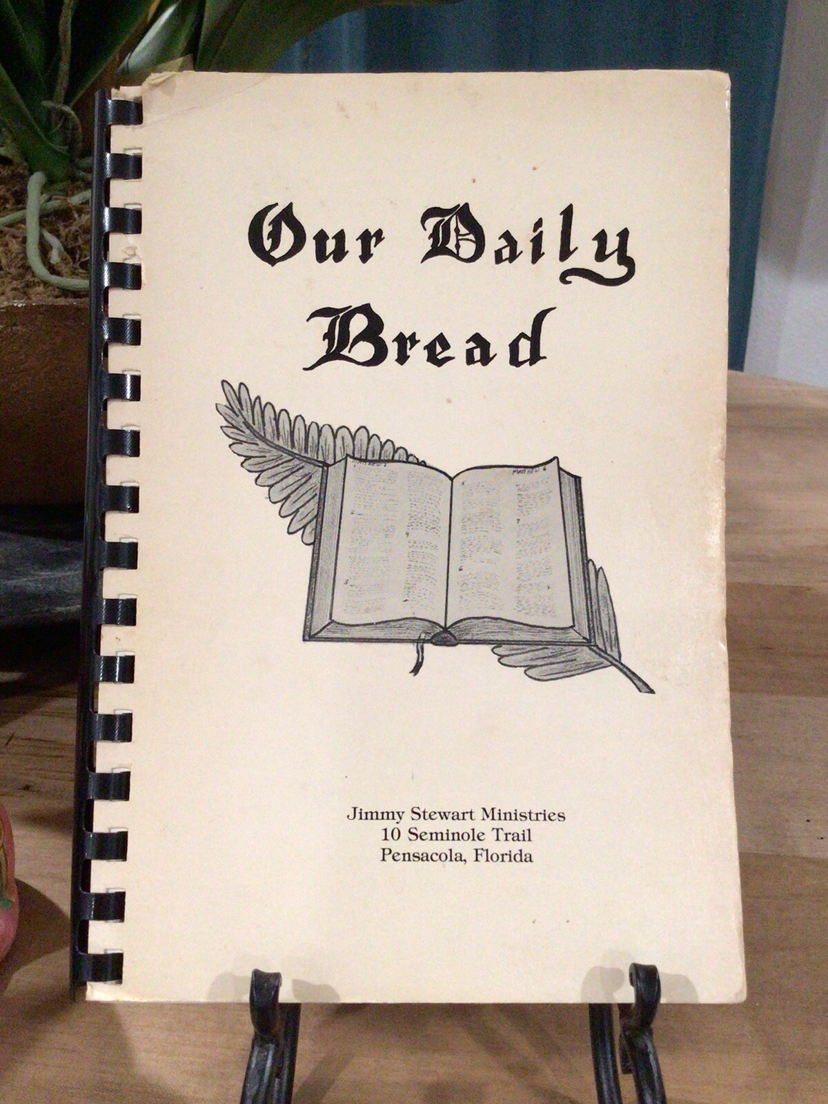 Vintage 1981 Our Daily Bread Cookbook Jimmy Stewart Ministries 82 Pages