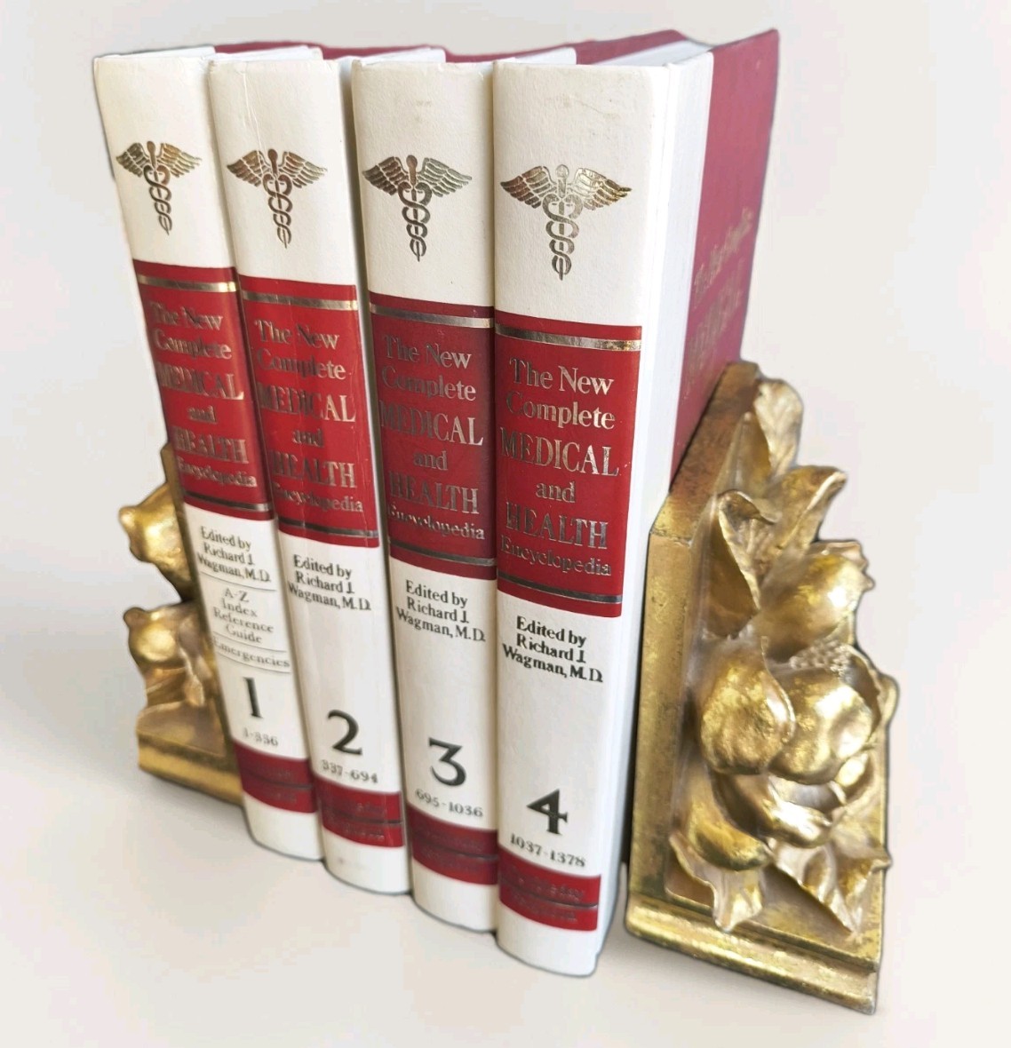 Vintage 4 Volume Complete Medical & Health Encyclopedia Set – Gift for Doctors