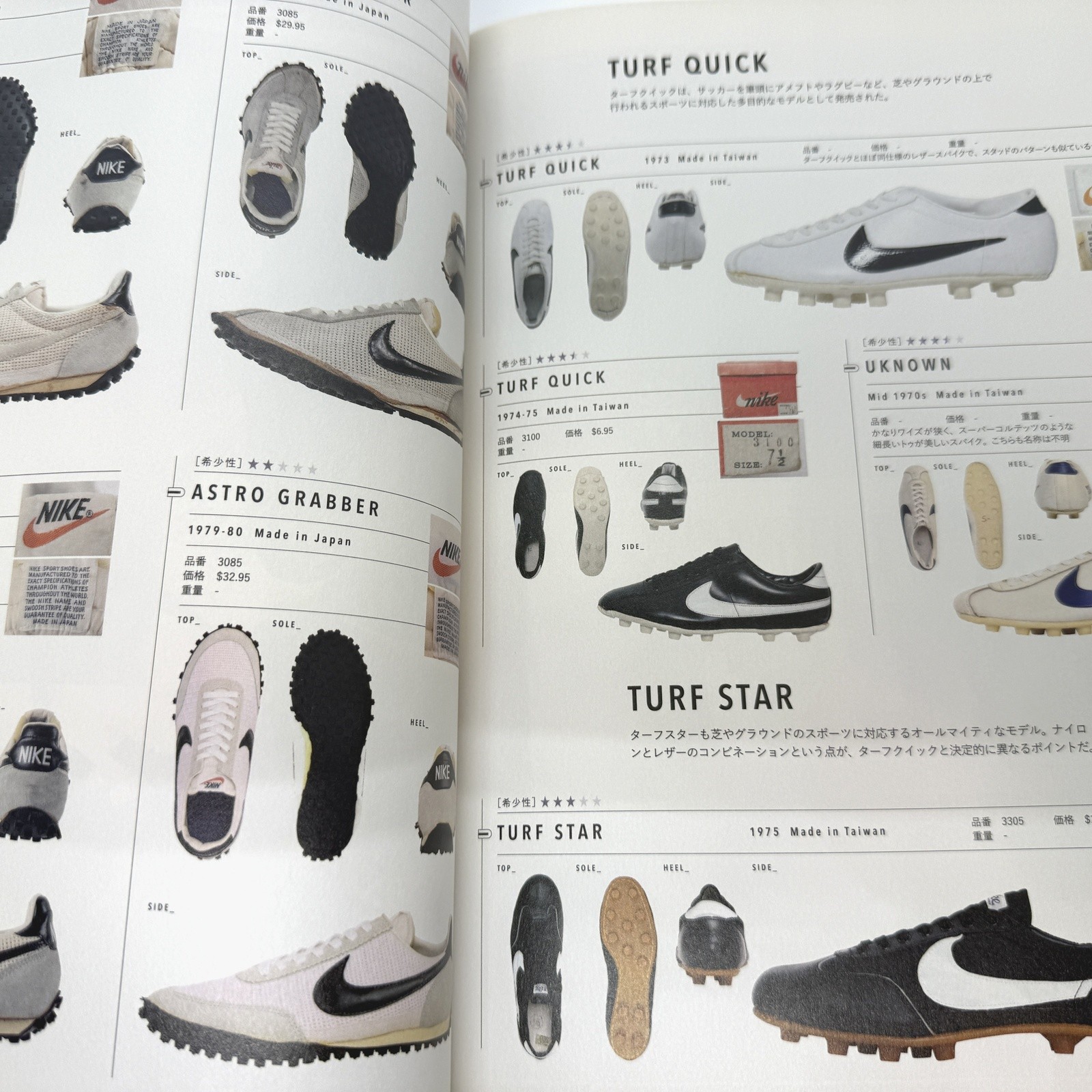 NIKE Chronicle Deluxe Vintage Sneakers Book 1971 1980s